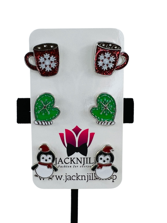 Seasonal Earrings-Christmas/Winter