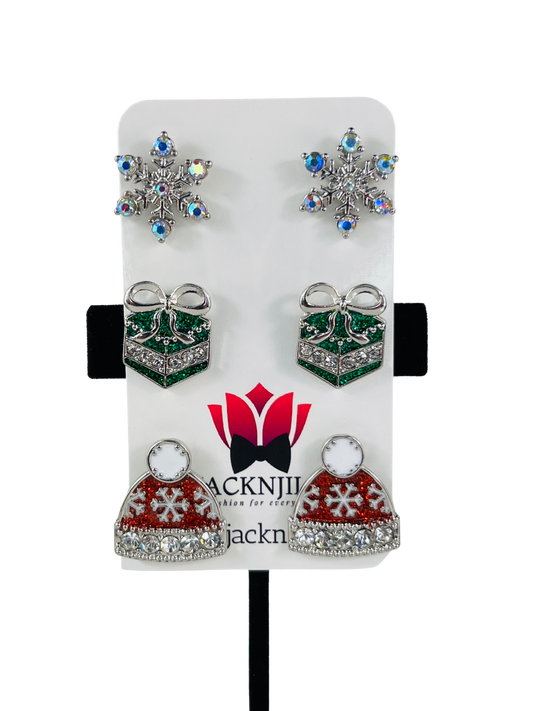 Seasonal Earrings-Christmas/Winter