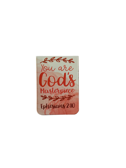 Christian Magnetic Bookmark (Ephesians 2:10)