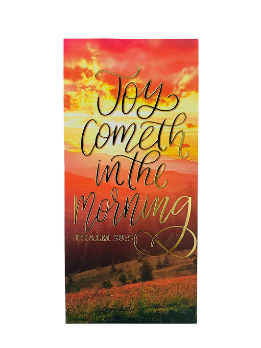 Notepad: Joy Cometh in the Morning