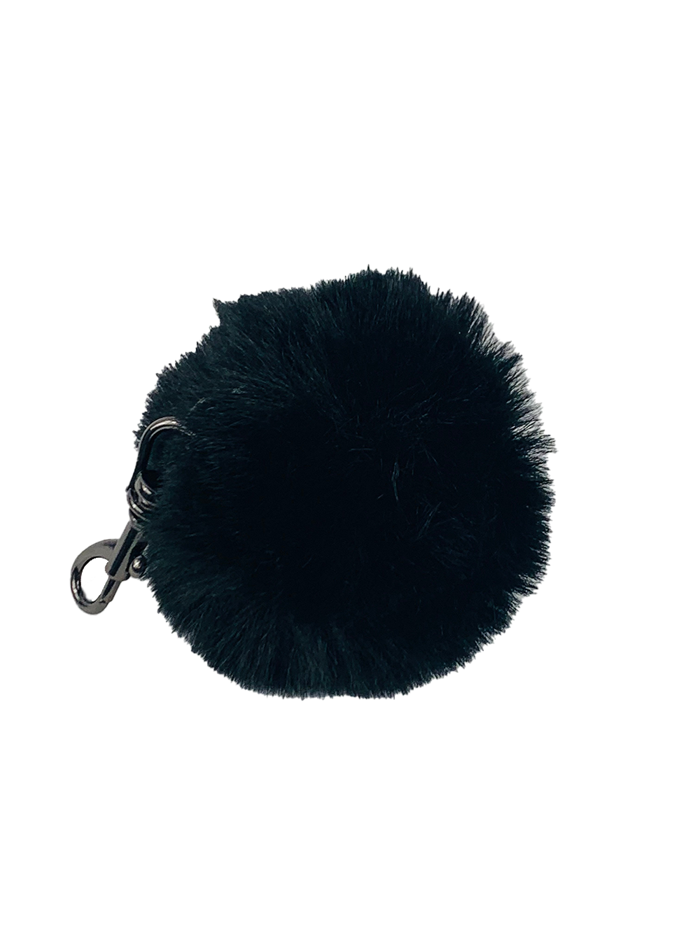 Keychain - Black Pom Pom