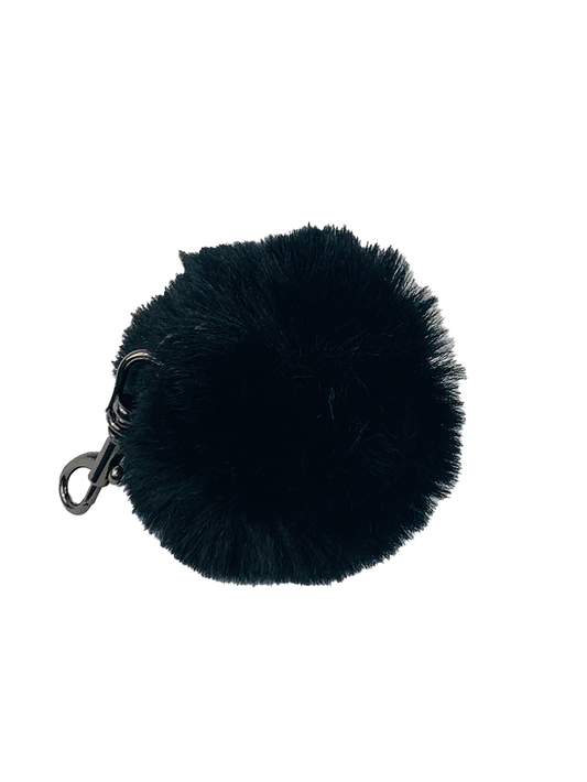 Keychain - Black Pom Pom